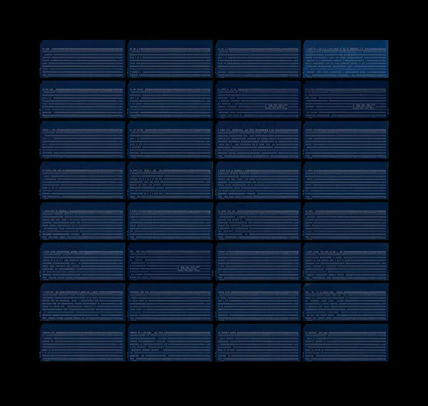 Punch Cards, computer coding cards from the Wanganui Computer by Ann Shelton