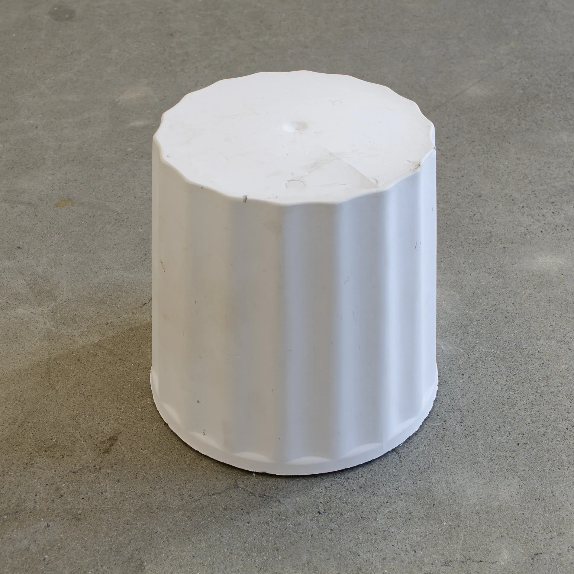Art Waste (plaster bin) by Caitlin Devoy