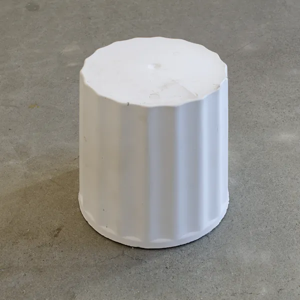 Art Waste (plaster bin) by Caitlin Devoy