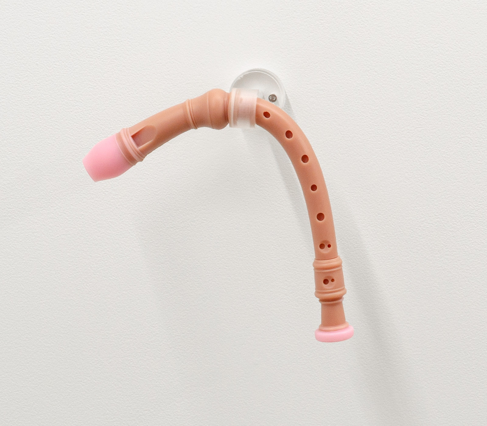 Wall Hung, two-tone (mid-pink) by Caitlin Devoy