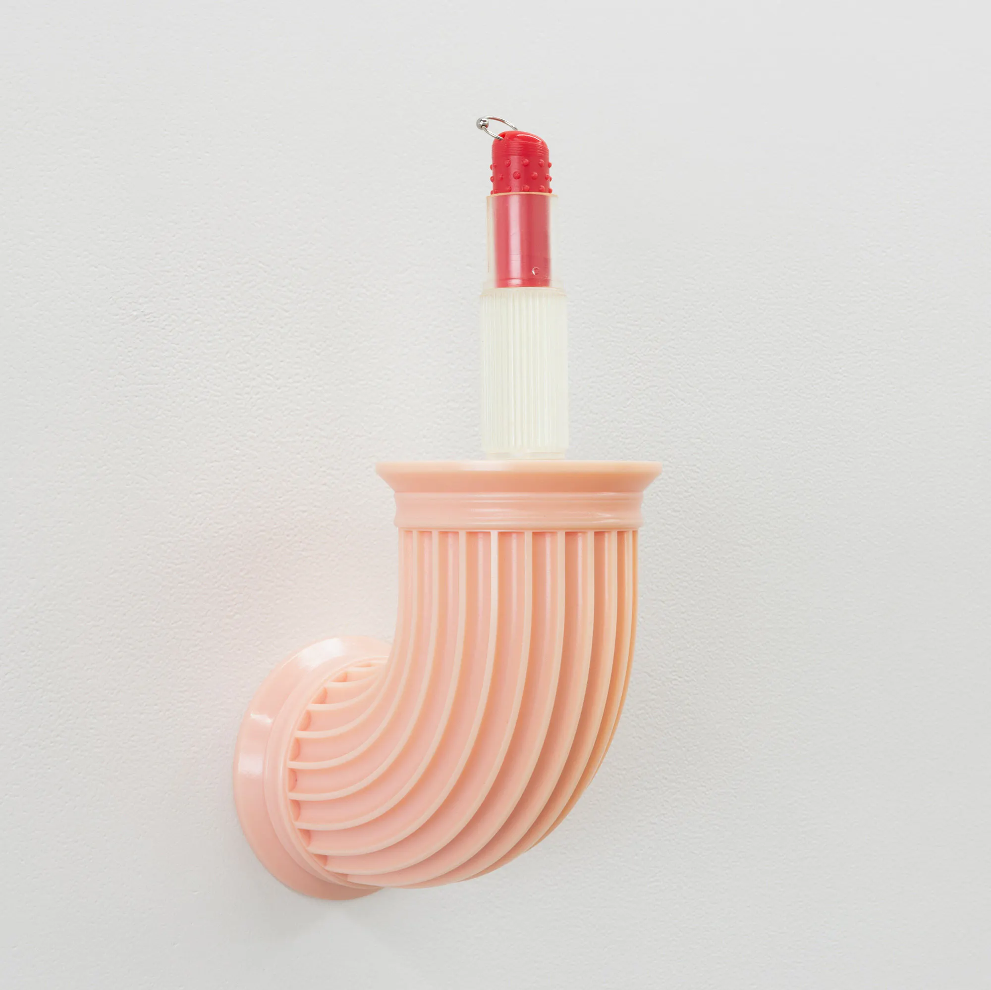 D(oric) wall mounted and Lustre (red hot and clear, small) by Caitlin Devoy