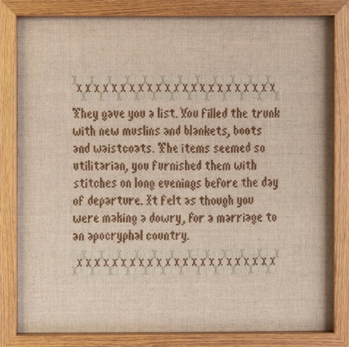 They gave you a list by Caroline McQuarrie