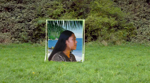 Manaia Foliga (diptych) by Christopher Ulutupu