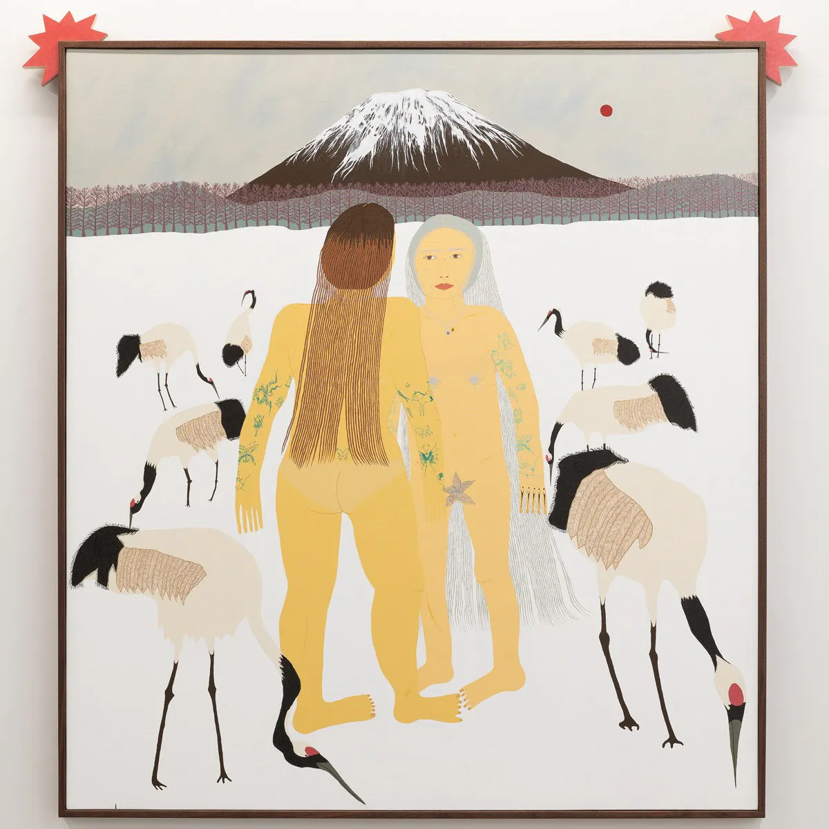 Self-portrait with Future/Old self by Claudia Kogachi