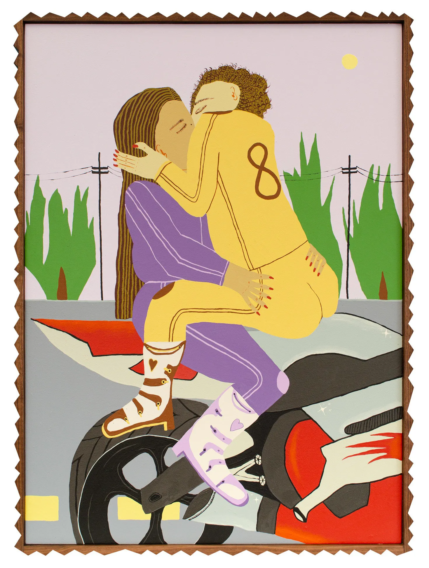 Sexy afternoon motorbike ride by Claudia Kogachi
