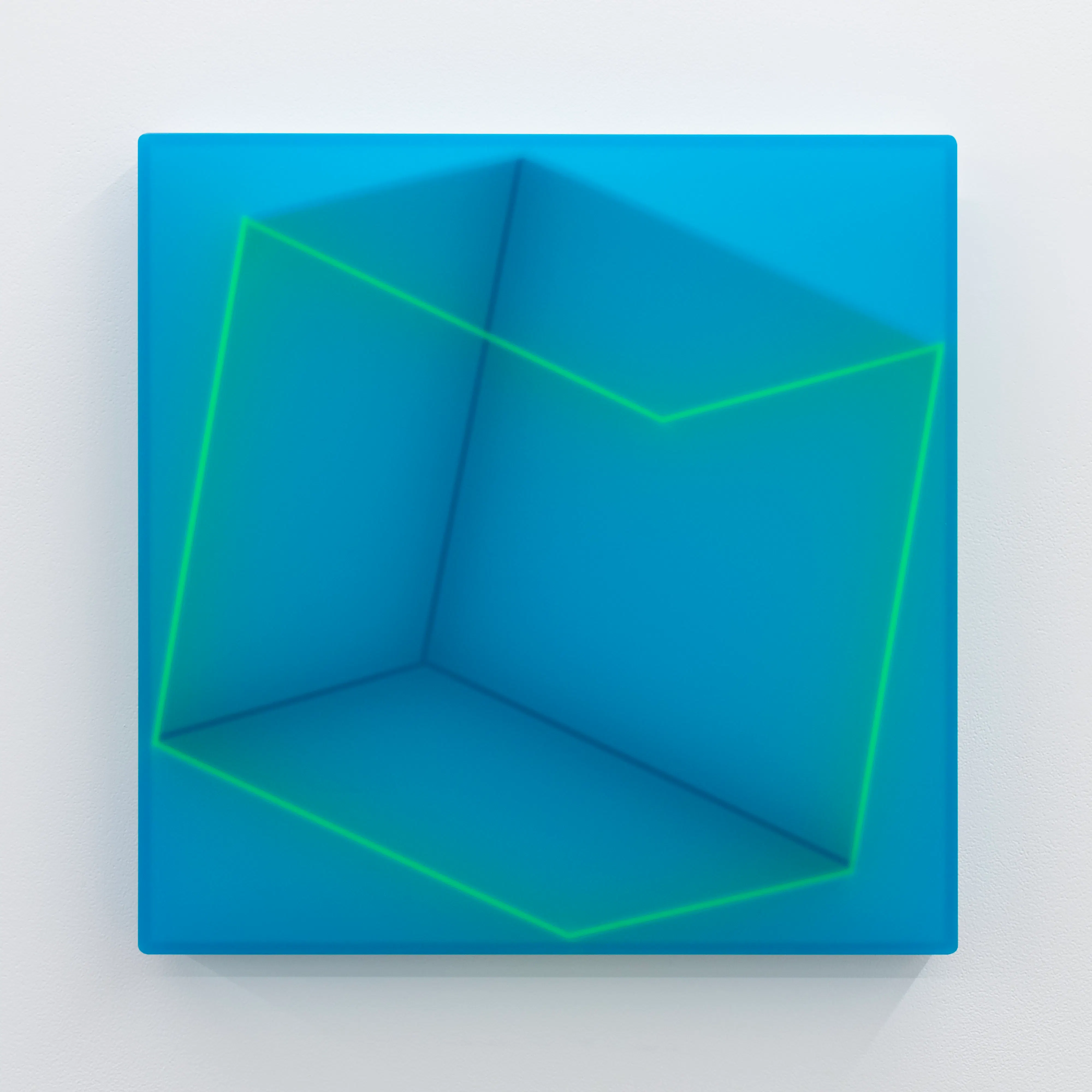 Blue Cube by Kāryn Taylor