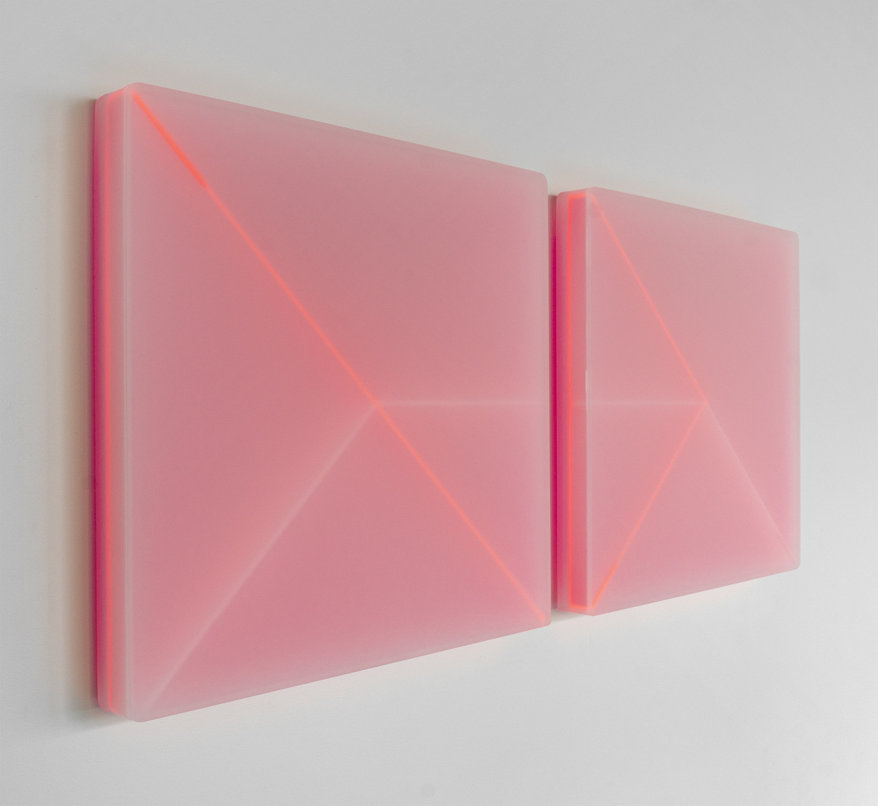 Semaphore (diptych) by Kāryn Taylor