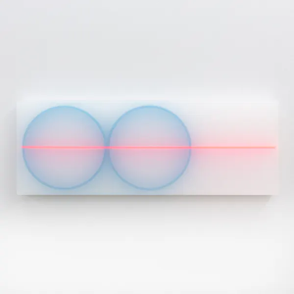 Two Circles and a Line by Kāryn Taylor