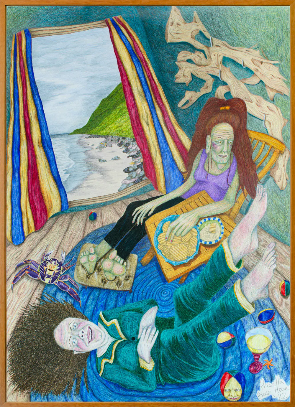 On the coast road by Priscilla Rose Howe
