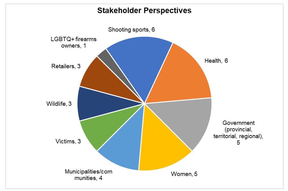 Public Safety Stakeholder Perspectives Pie Graph