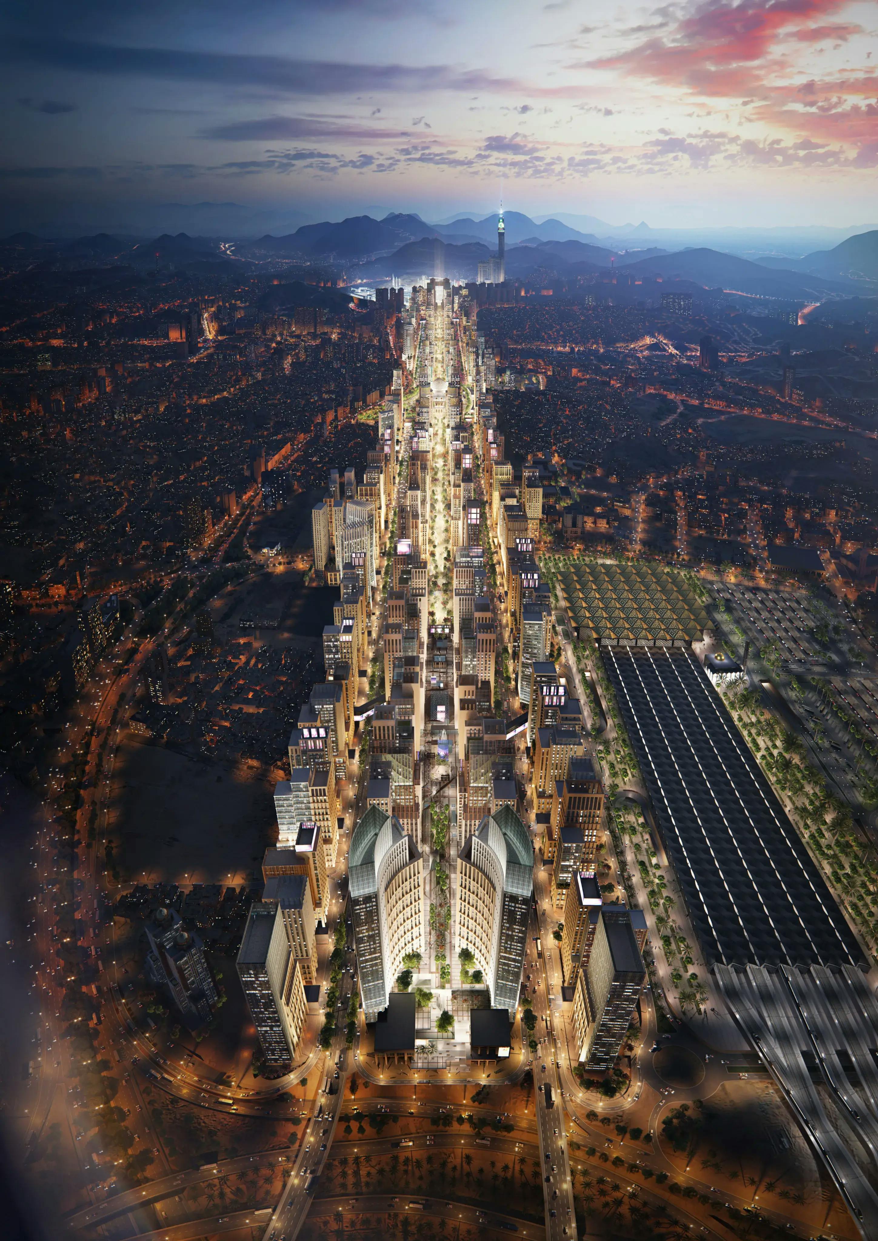 لقطة جوية لمكة