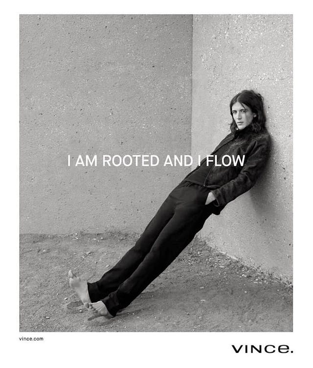 Lucian Clifforth x Marte Mei van Haaster by Julia Noni for Vince Spring Summer 2018 Ad Campaign 7