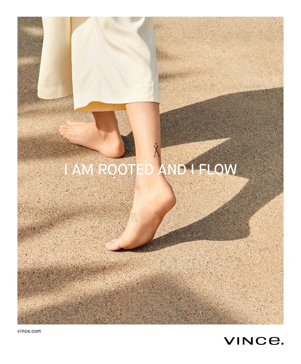 Lucian Clifforth x Marte Mei van Haaster by Julia Noni for Vince Spring Summer 2018 Ad Campaign 2