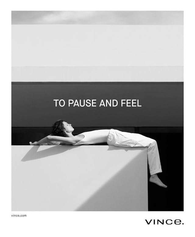 Lucian Clifforth x Marte Mei van Haaster by Julia Noni for Vince Spring Summer 2018 Ad Campaign 9