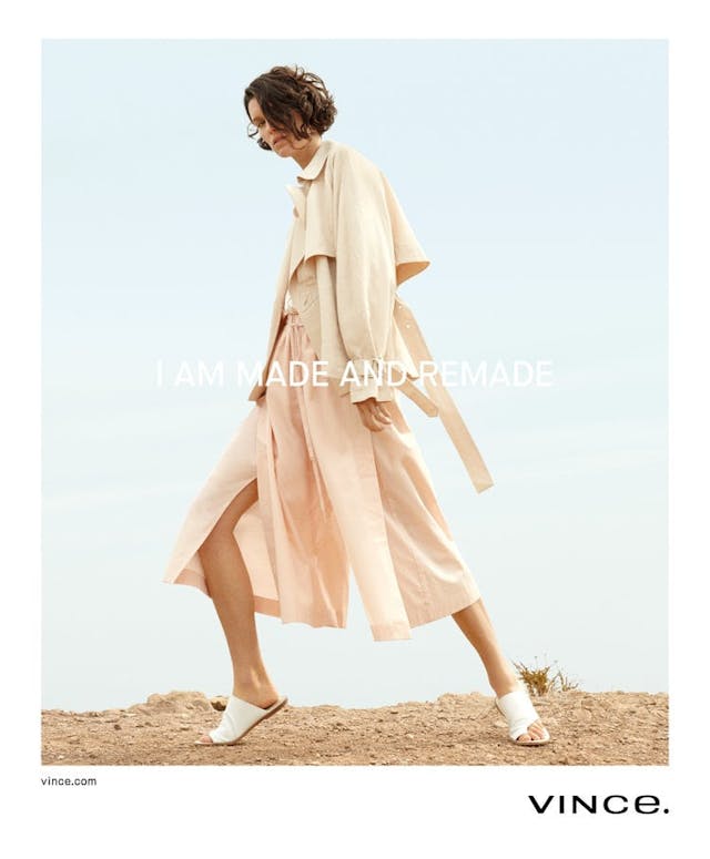 Lucian Clifforth x Marte Mei van Haaster by Julia Noni for Vince Spring Summer 2018 Ad Campaign 4