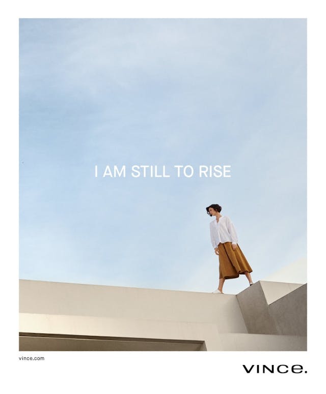 Lucian Clifforth x Marte Mei van Haaster by Julia Noni for Vince Spring Summer 2018 Ad Campaign 5