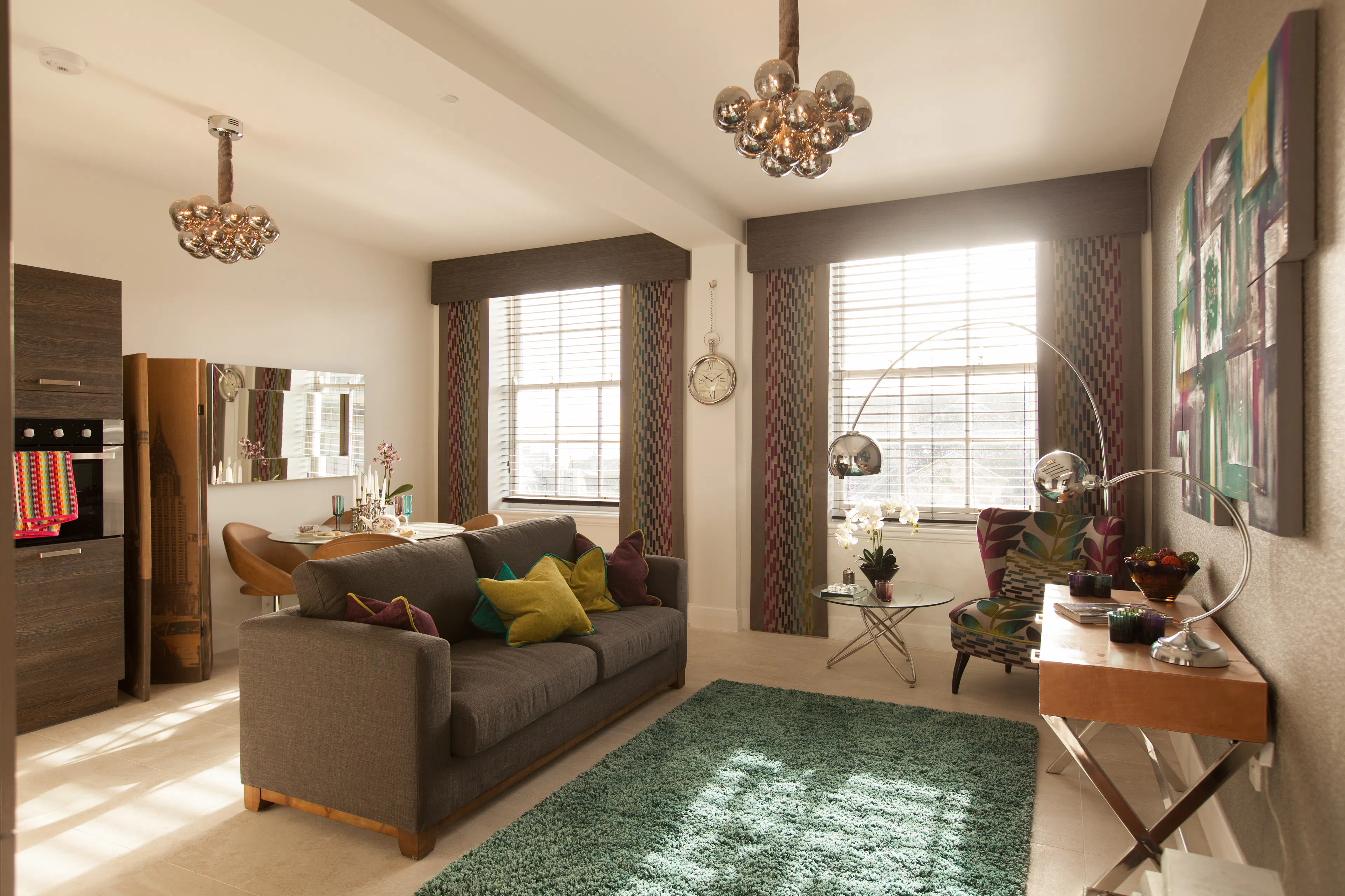 A JNR Properties development showcasing a decorated living room