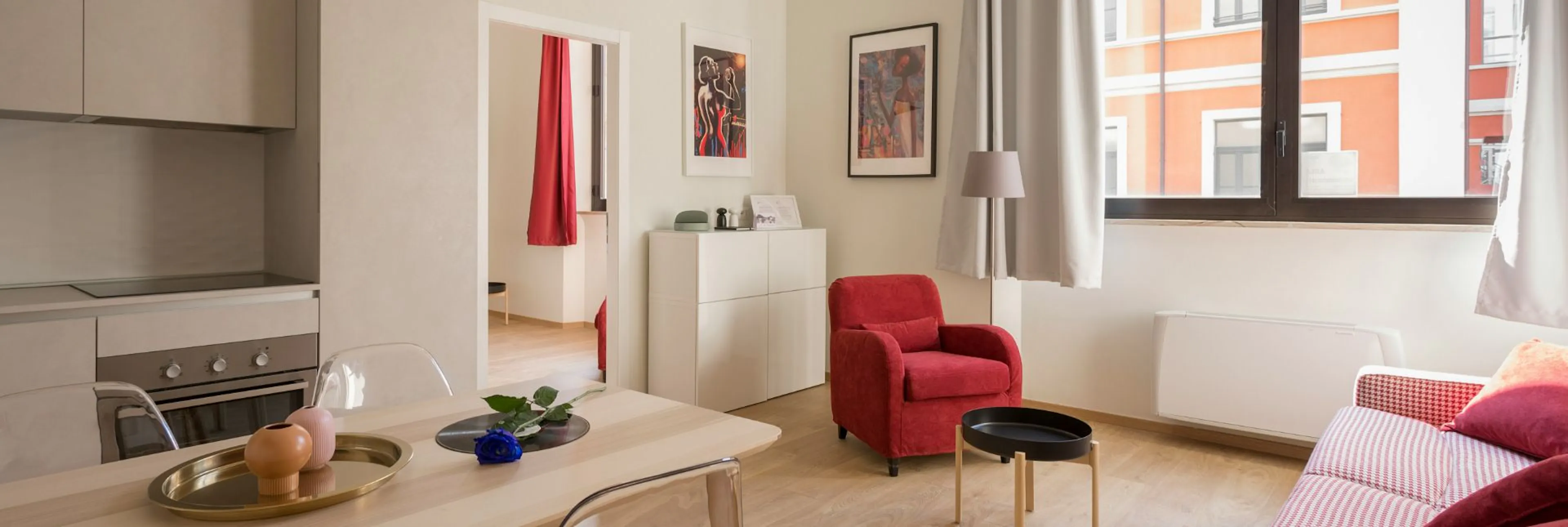 A JNR Properties development showcasing a decorated living room