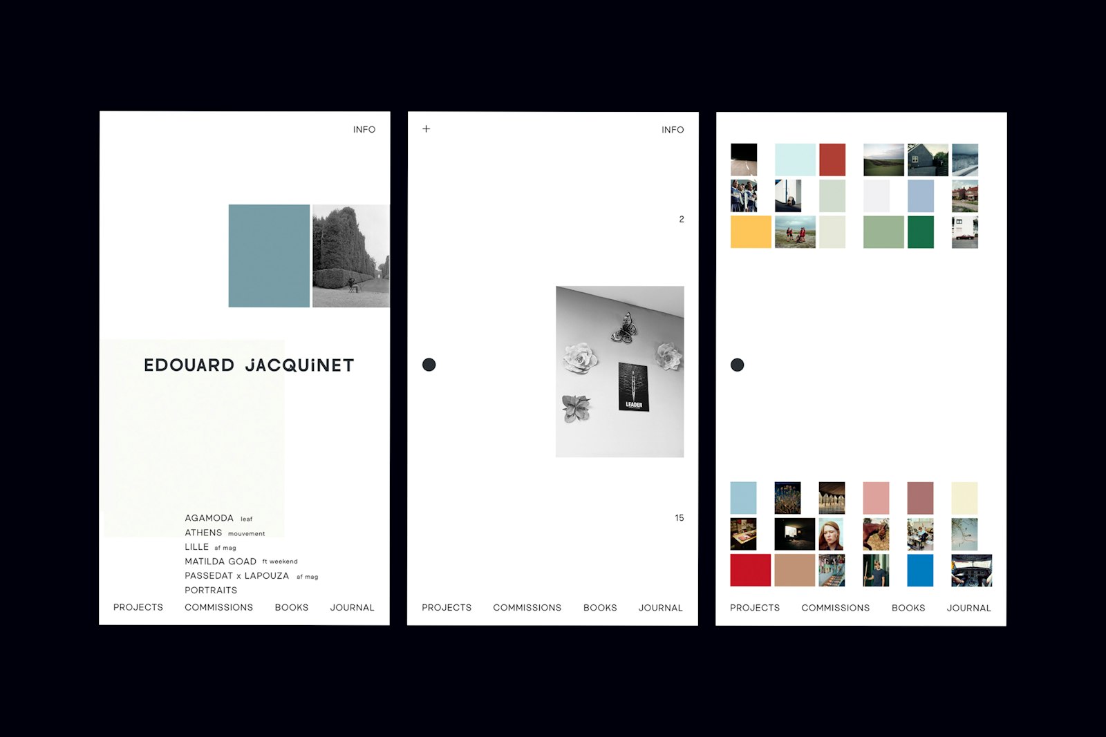 JOANNA SPADILIERO OFFICE, PROJECTS, Edouard Jacquinet, Visual identity