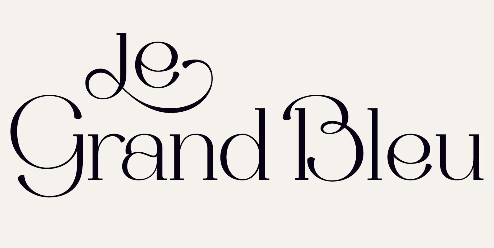 JOANNA SPADILIERO OFFICE, PROJECTS, Le Grand Bleu, Visual identity
