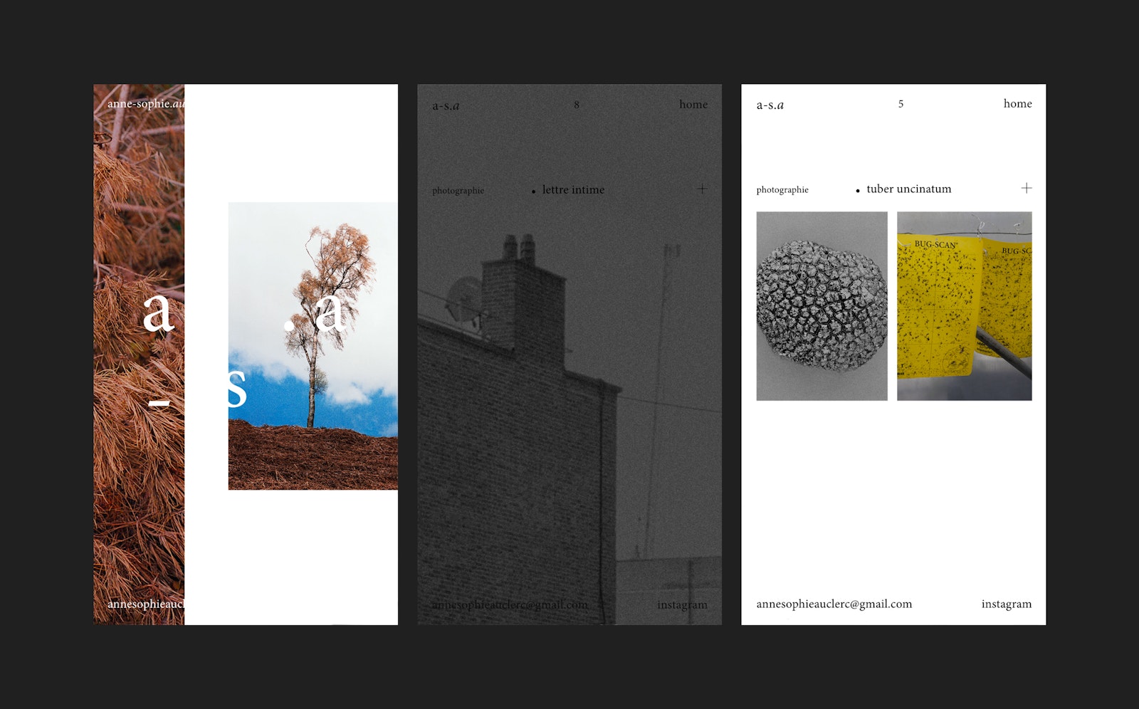 JOANNA SPADILIERO OFFICE, PROJECTS, Anne-Sophie Auclerc, Visual identity
