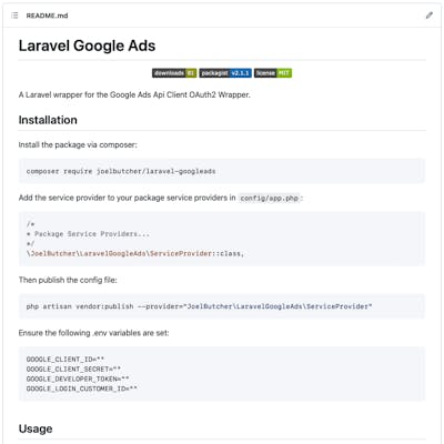 Laravel Google Ads