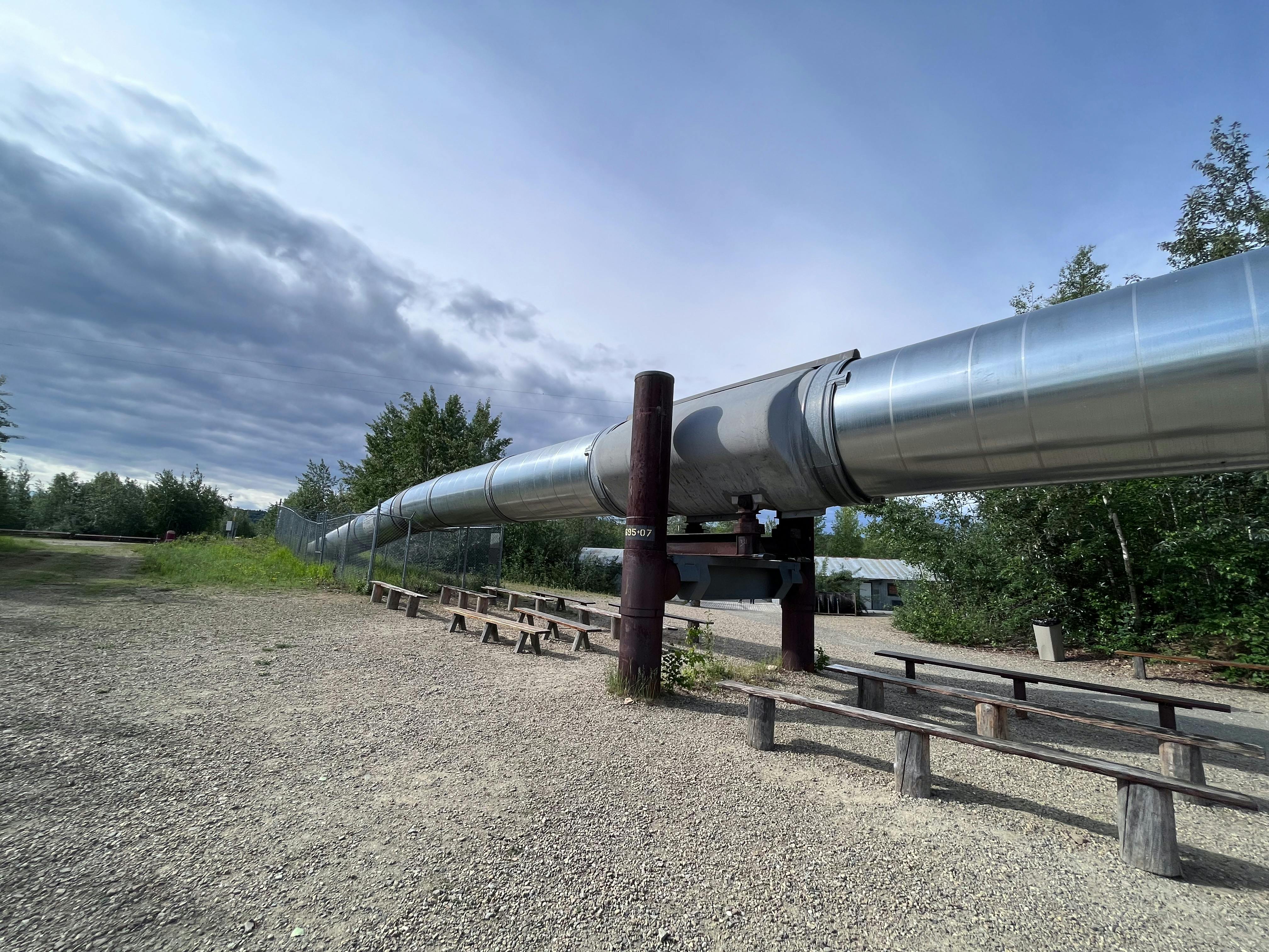 A pipeline in Alaska, Photo: Joëlle Bitton