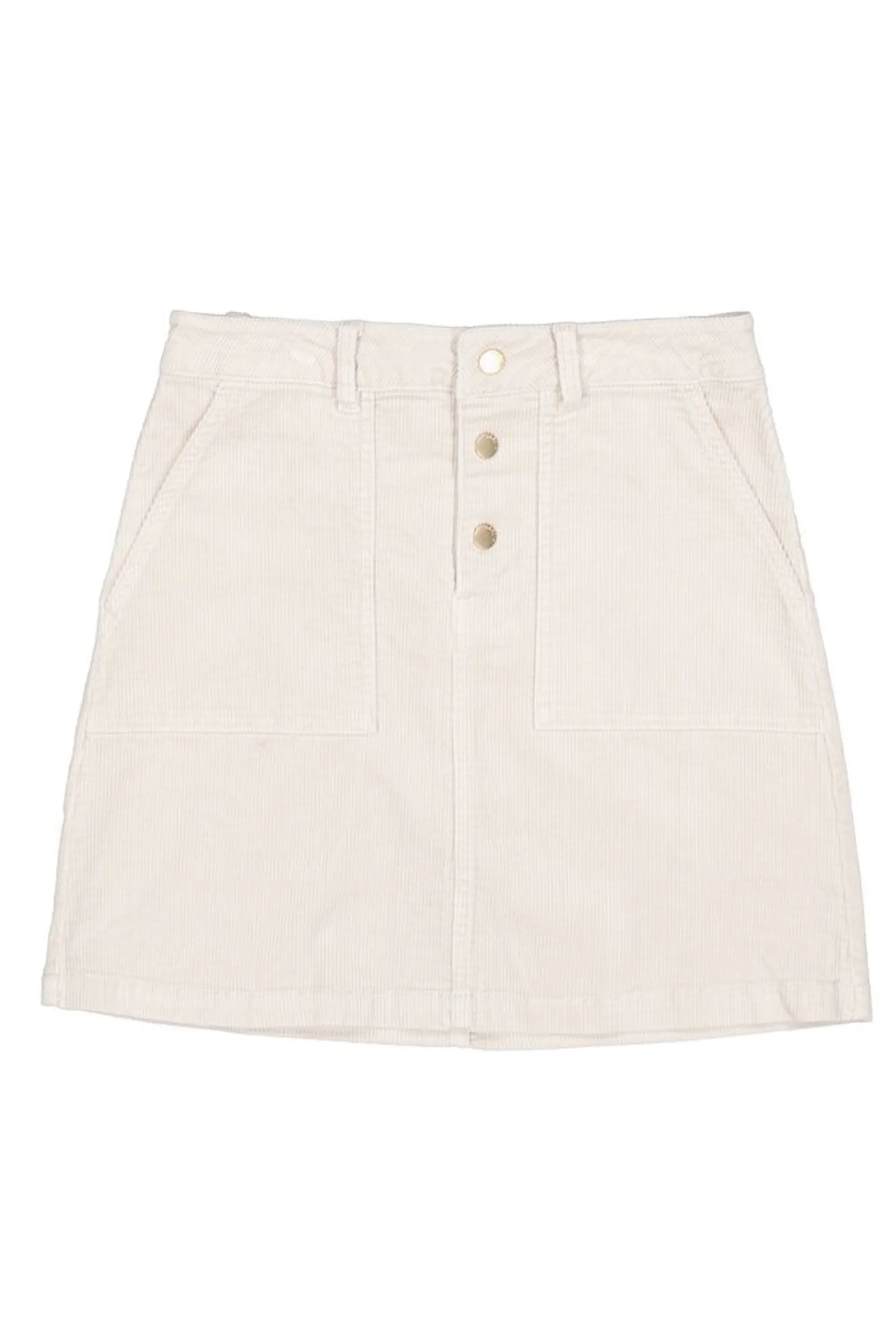 garcia corduroy rok gebroken wit