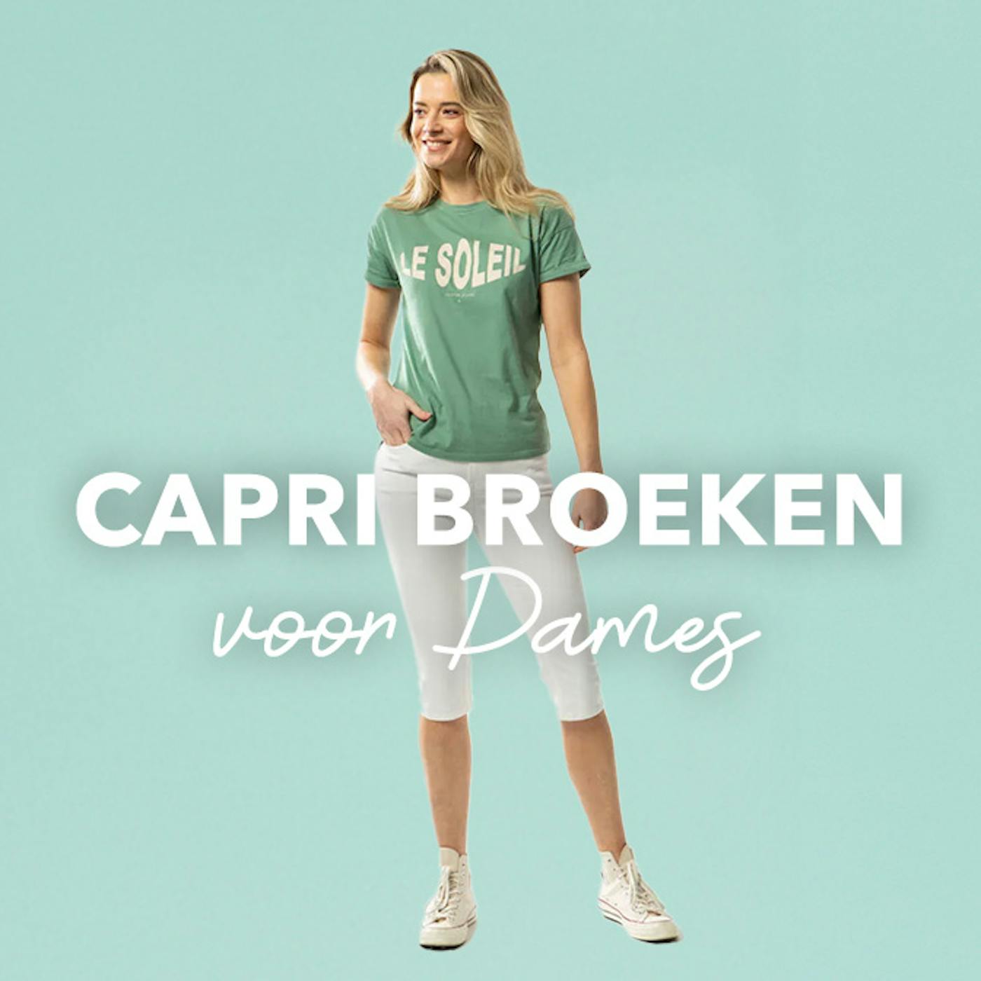 DAMES CAPRI BROEK