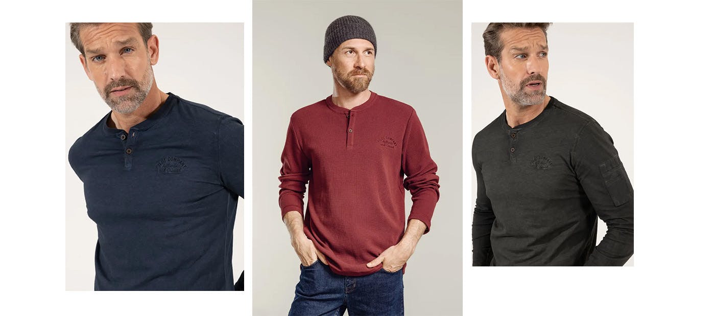 Henley shirt collectie