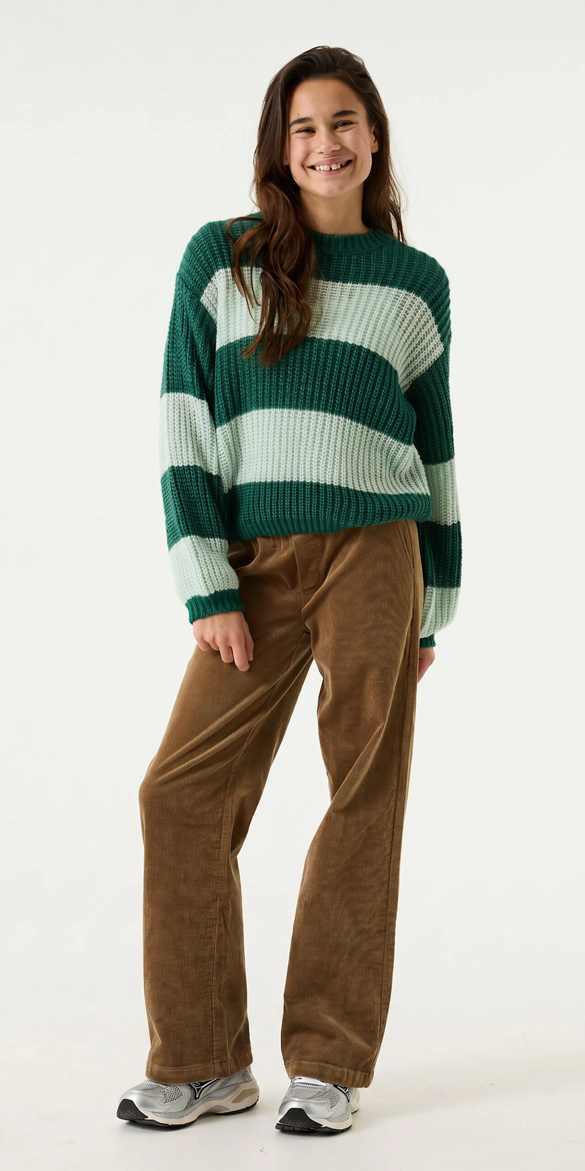 SHOP THE LOOK Cozy Green Stripes