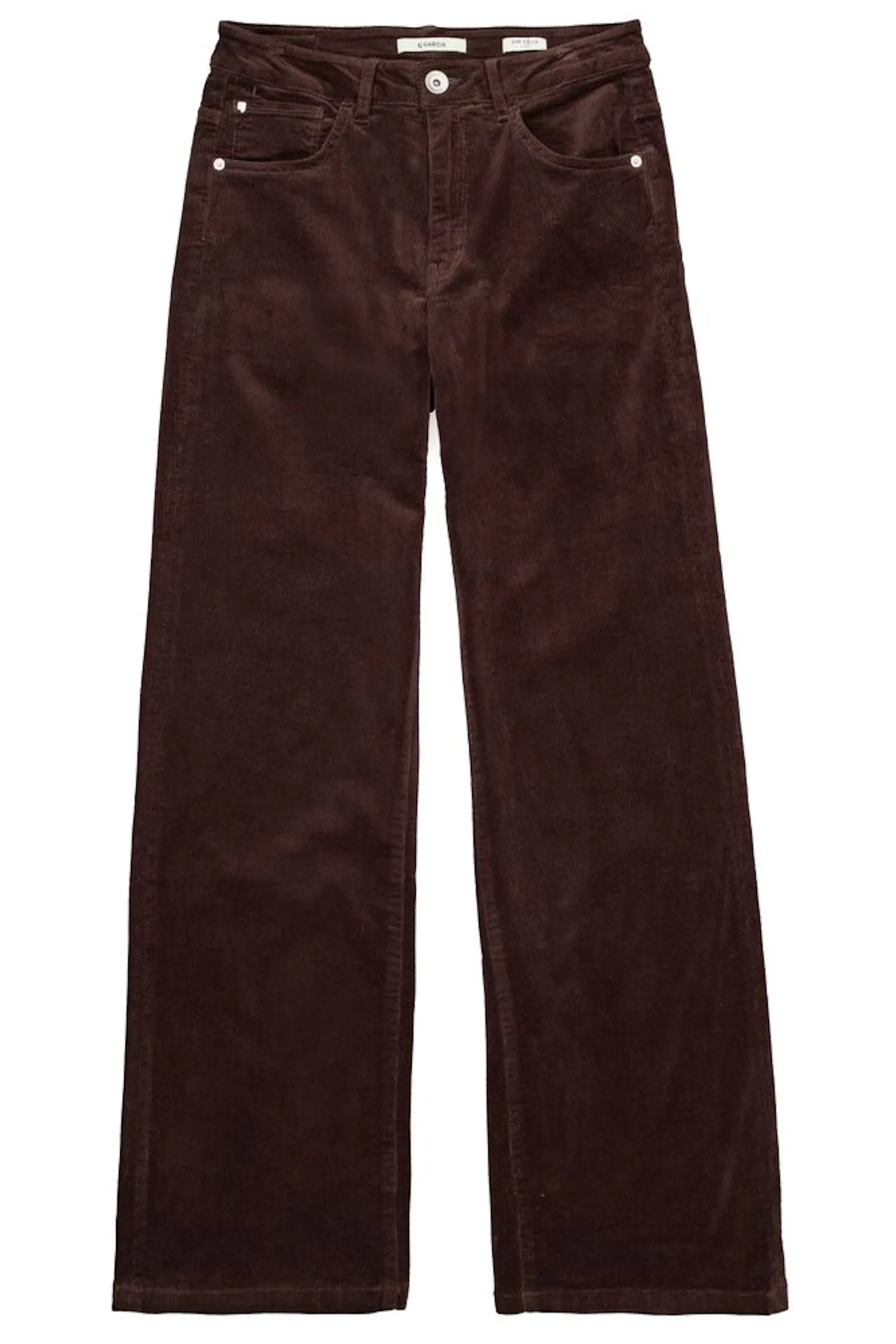 garcia celia 249 wide corduroy broek bruin