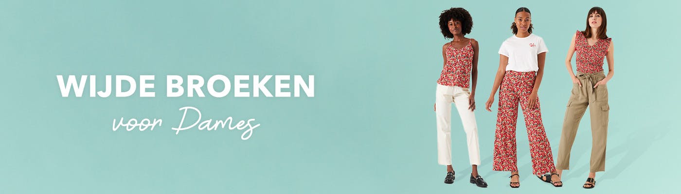Wijde broeken voor Dames