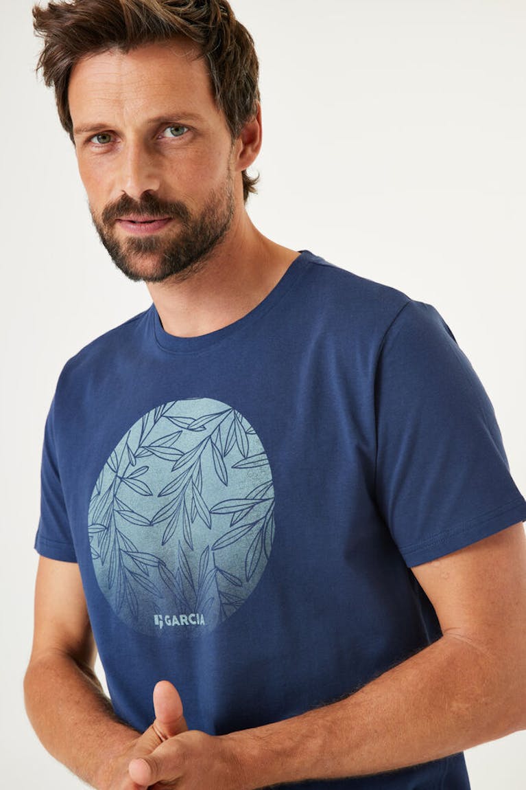 GARCIA T-SHIRT DONKERBLAUW