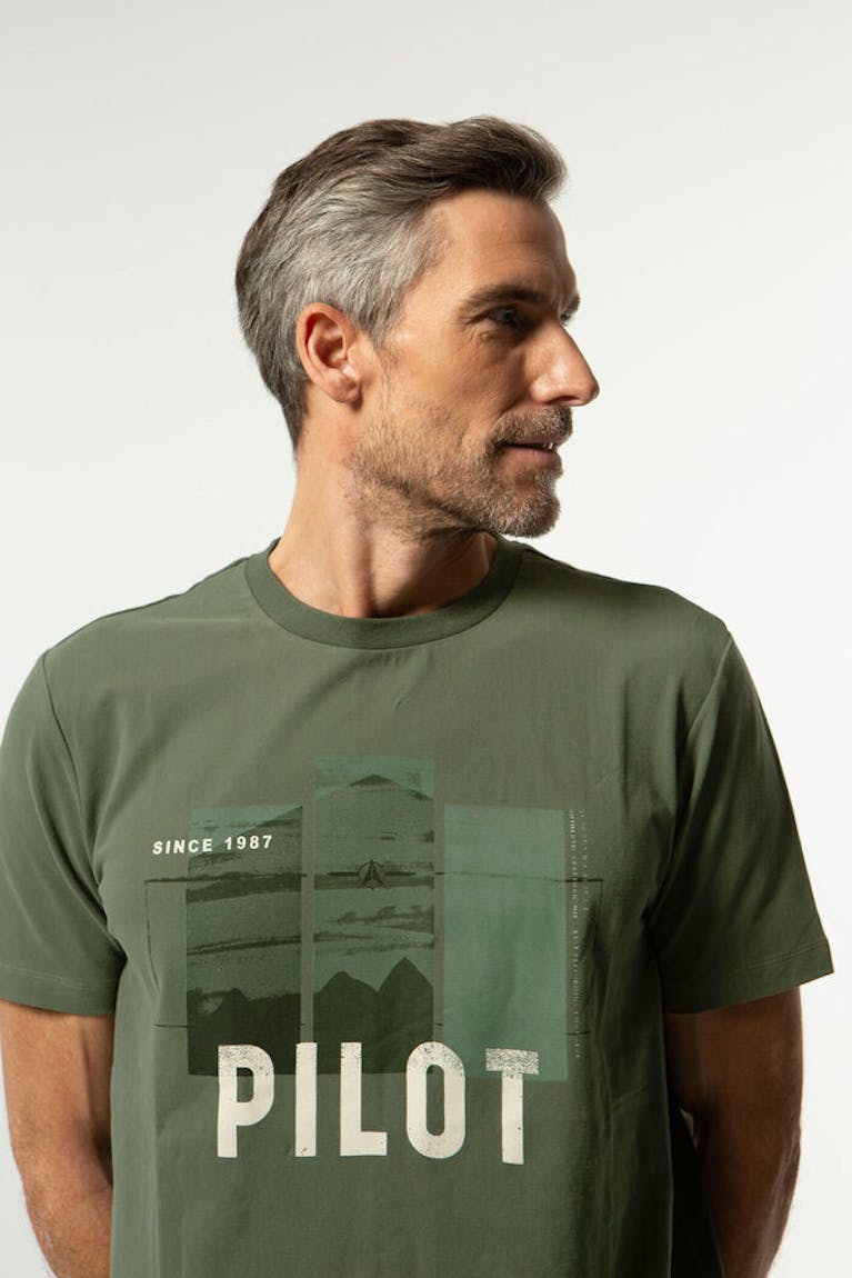 PILOT T-SHIRT GROEN