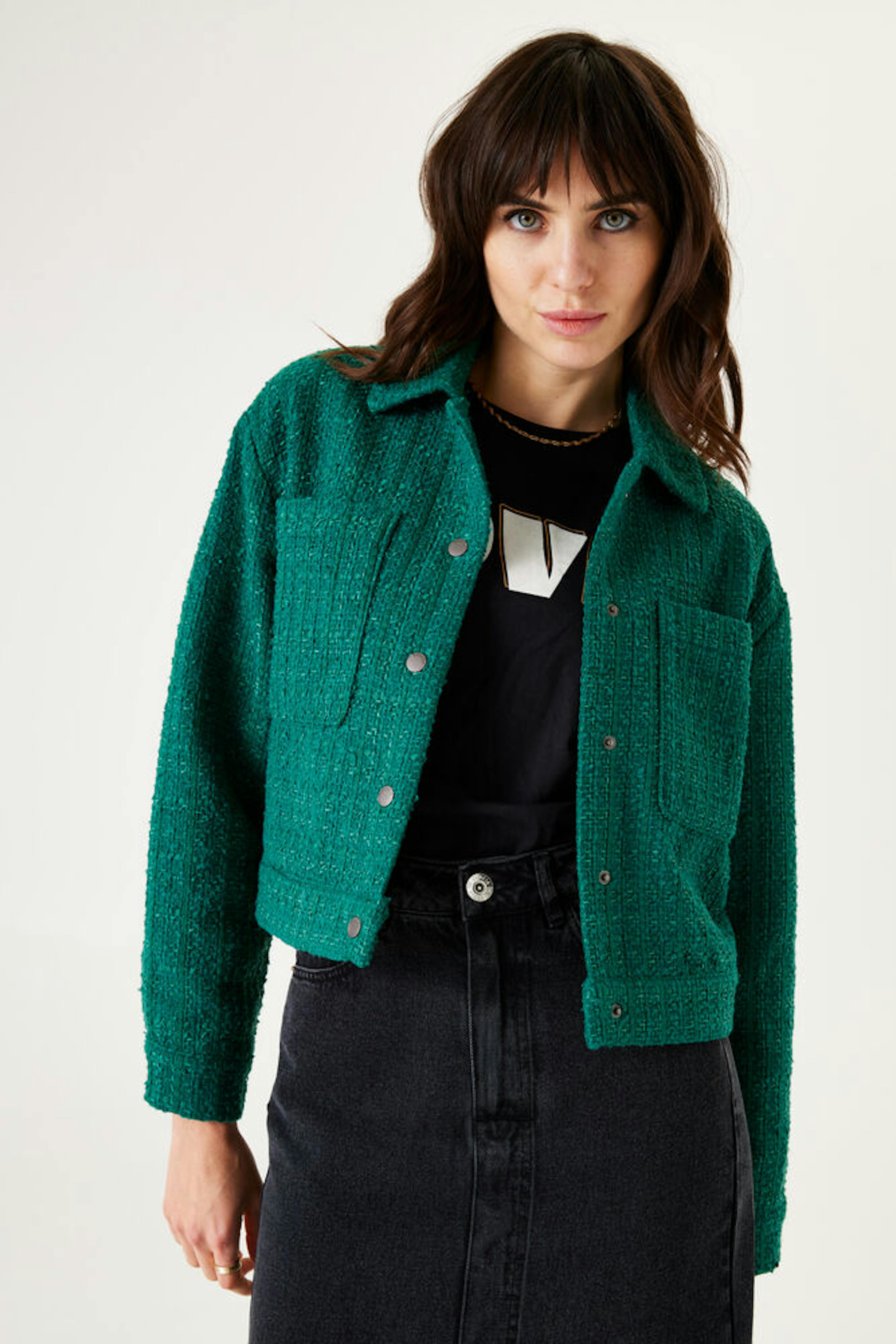 garcia tweed jack groen