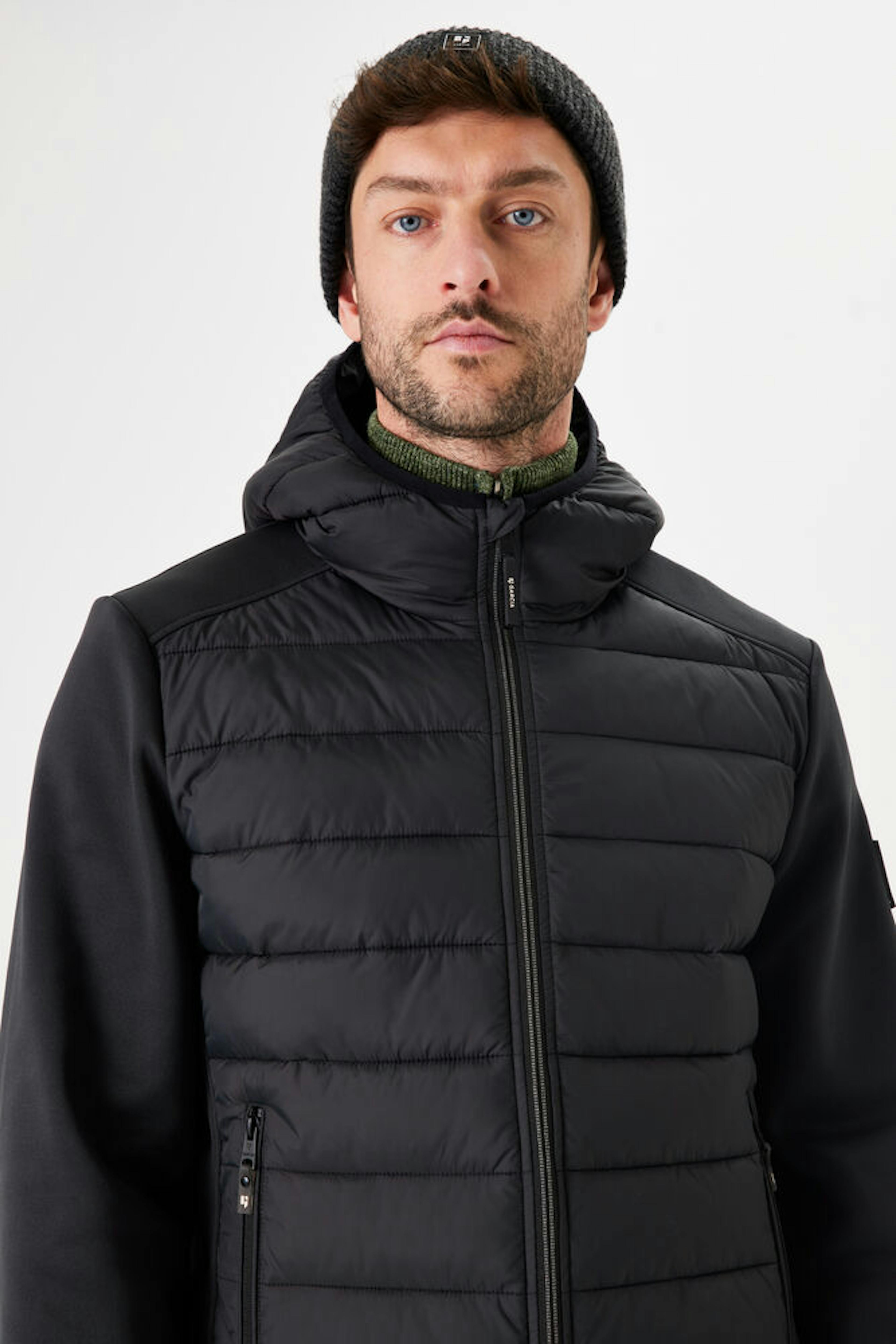 garcia softshell pufferjas zwart