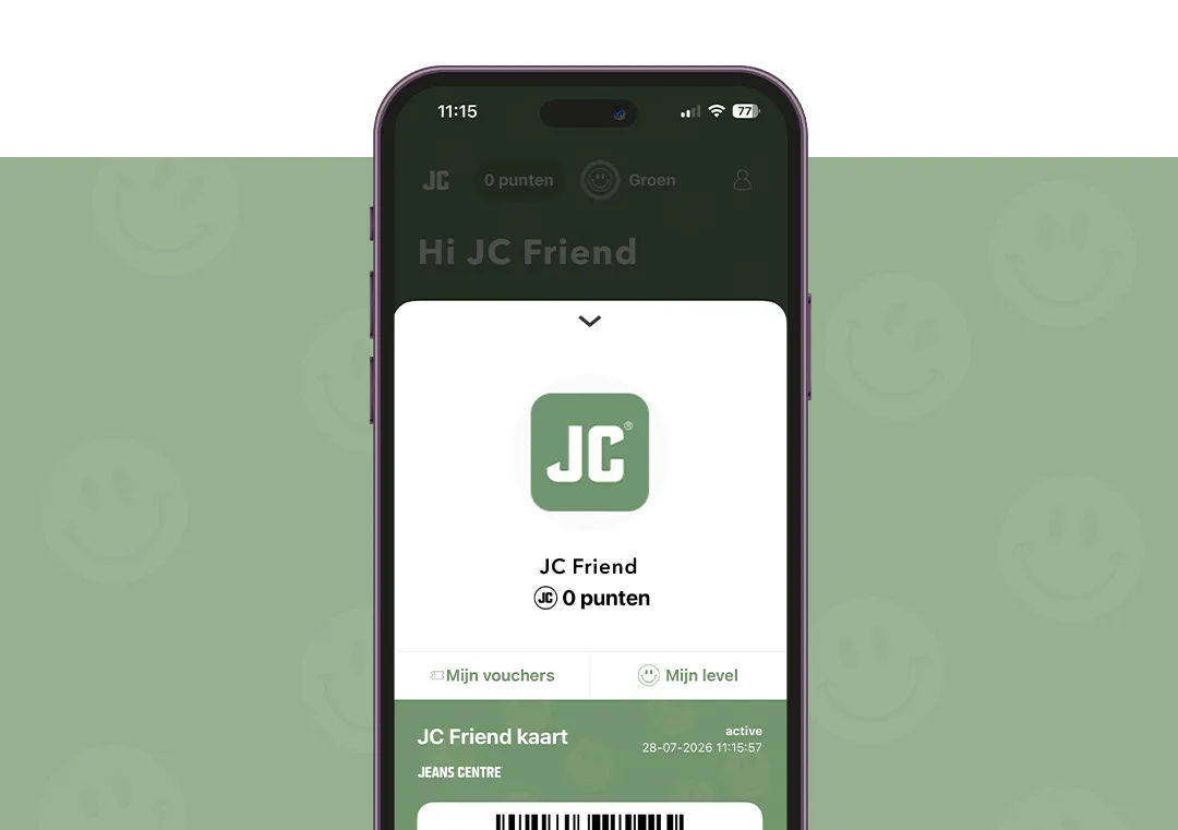JOUW DIGITALE JC FRIENDS KAART