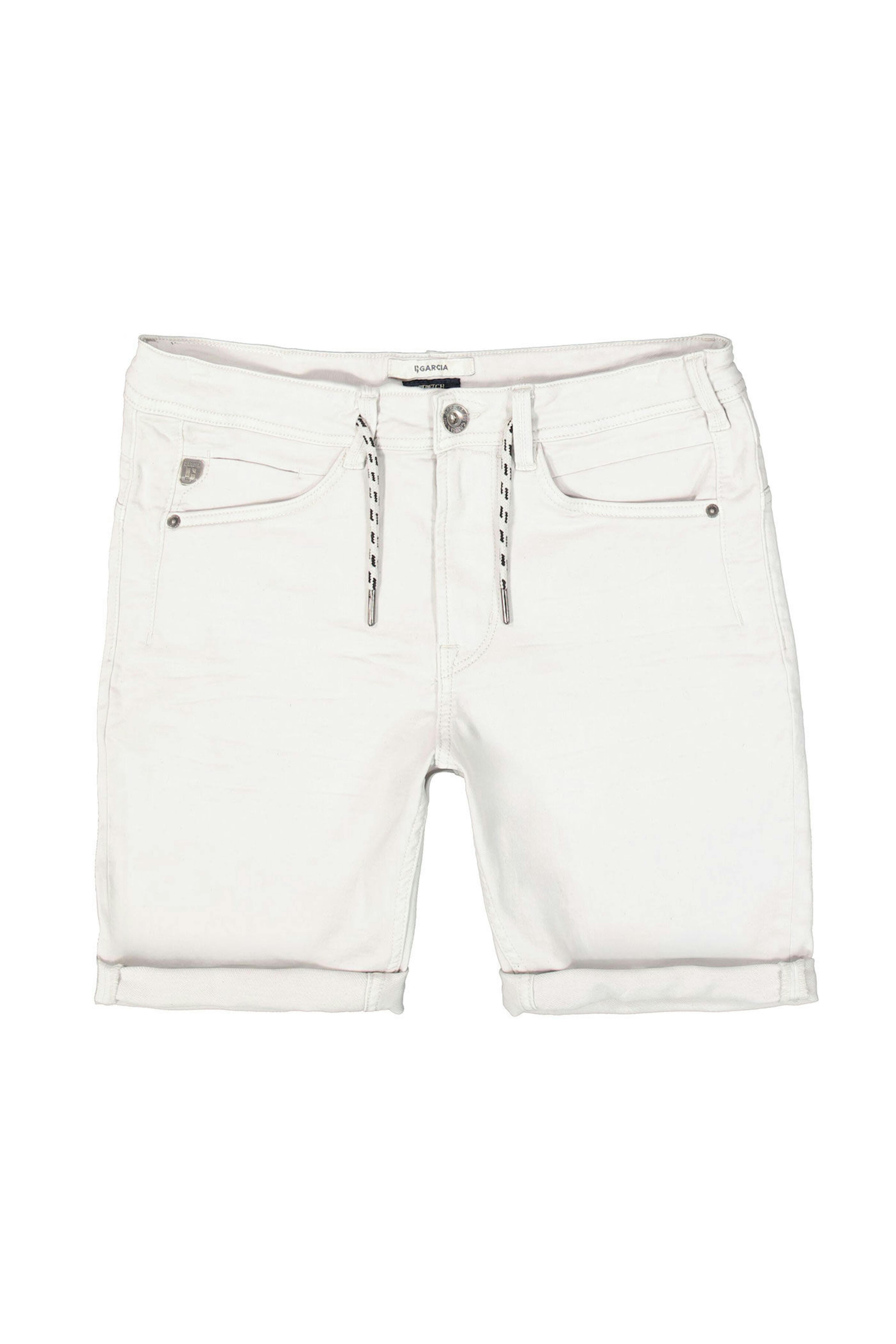 garcia rocko 695 slim shorts lichtgrijs