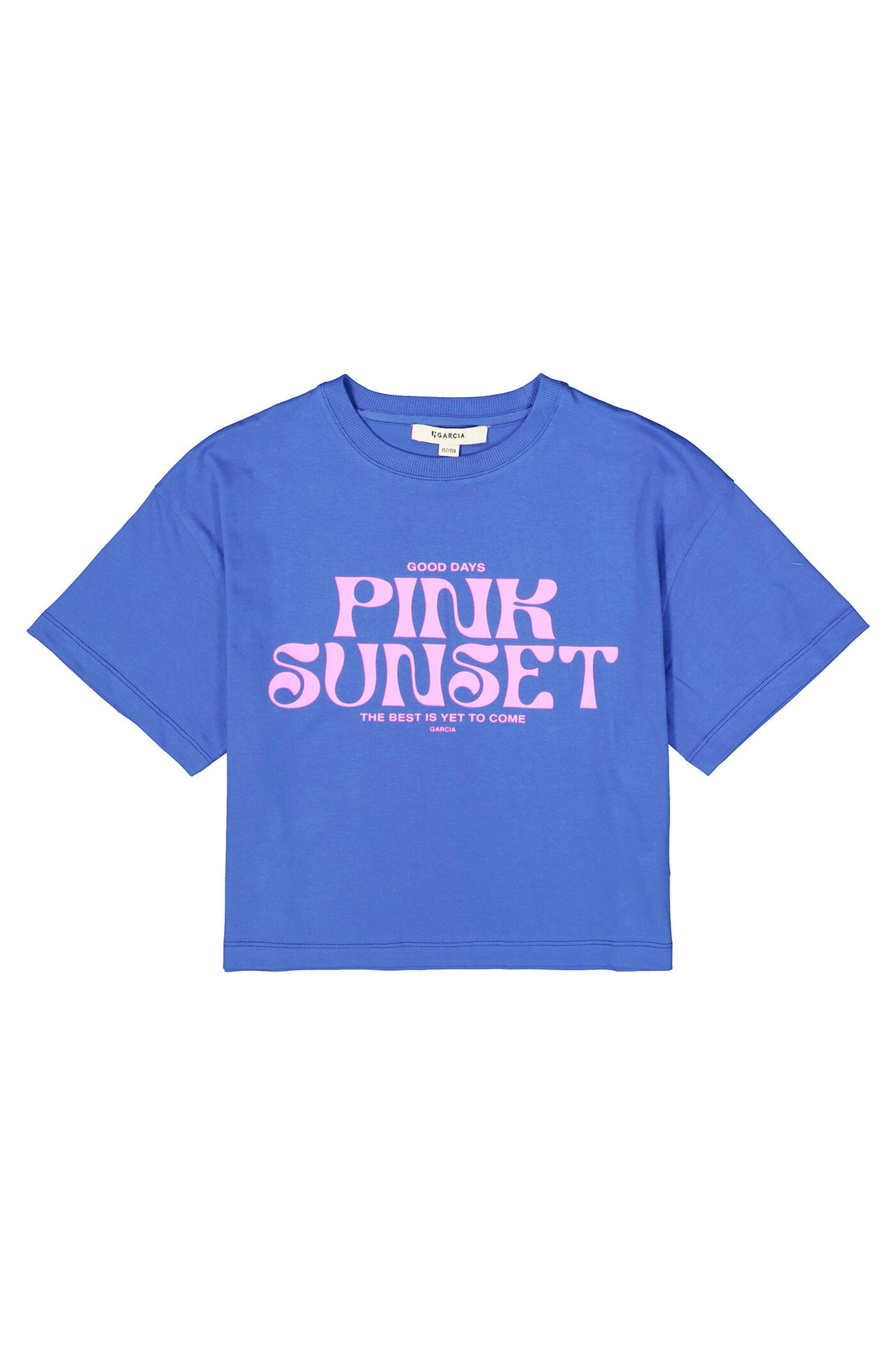 garcia t-shirt blauw