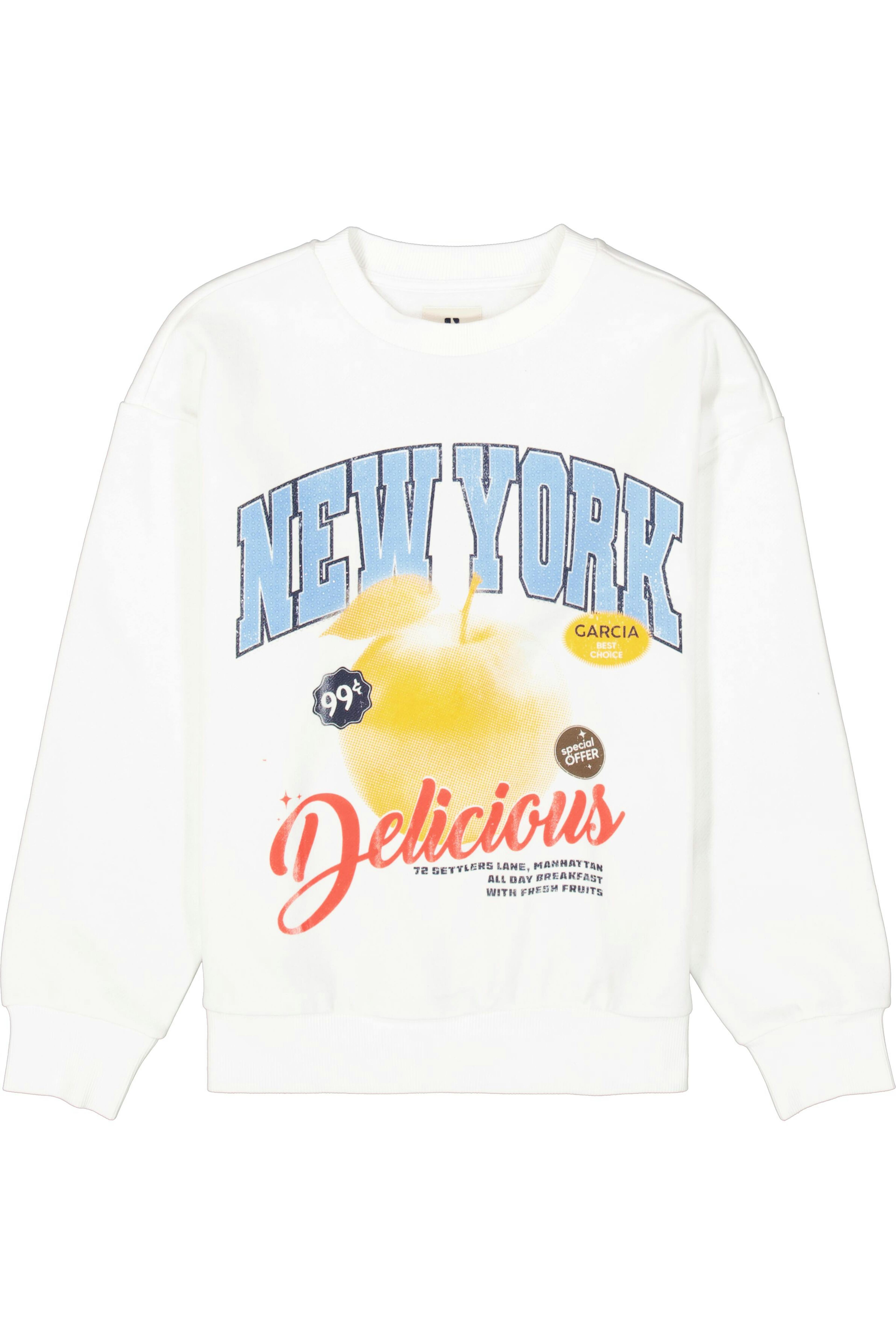 garcia sweater gebroken wit