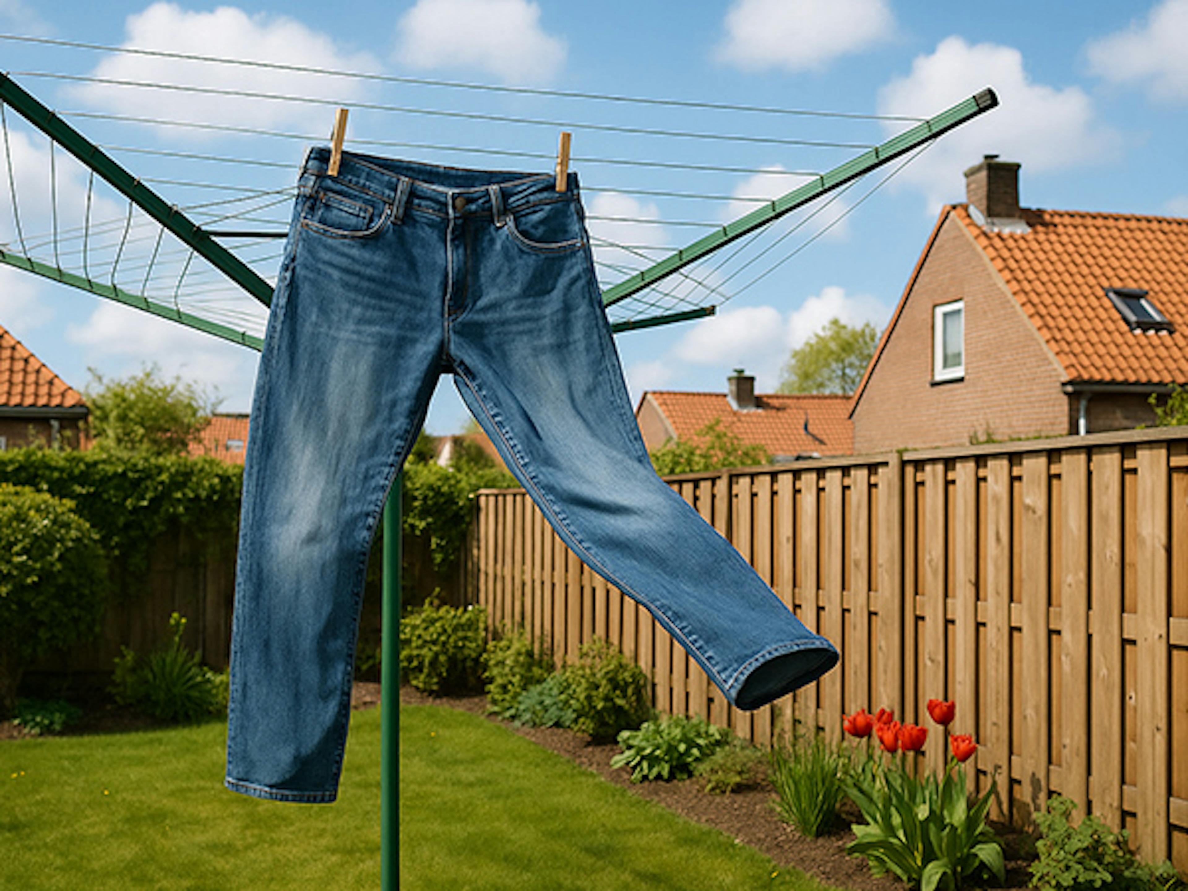 jeans fris zonder wassen