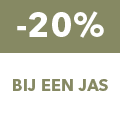 20% korting bij een winterjas