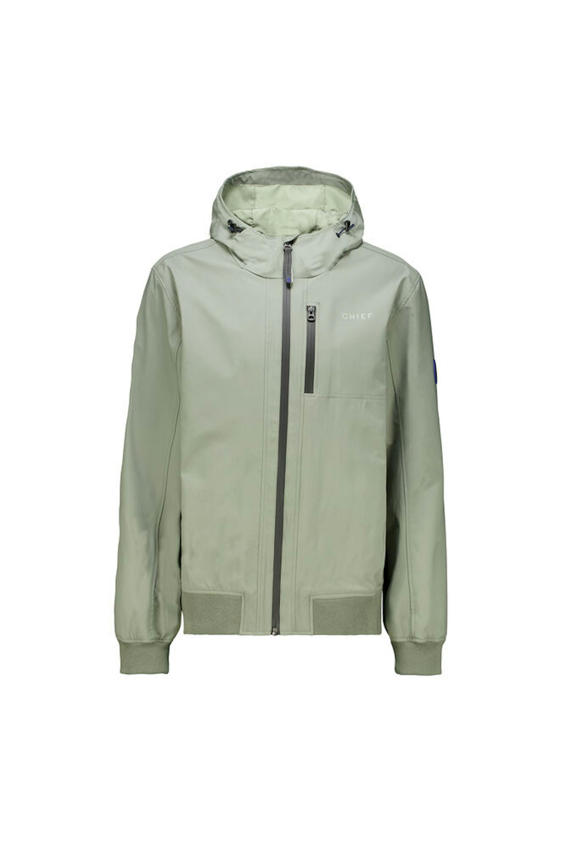 chief softshell jas groen