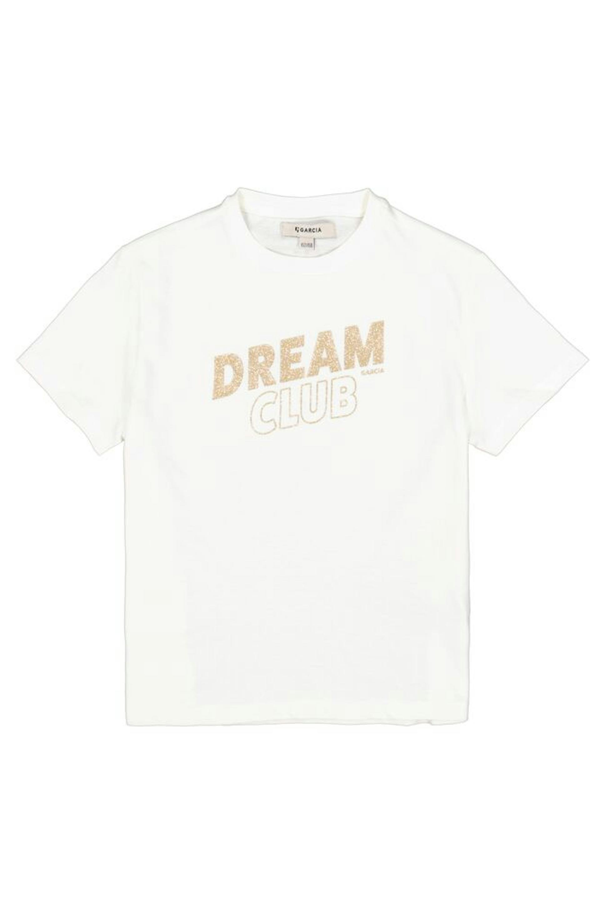 garcia t-shirt gebroken wit