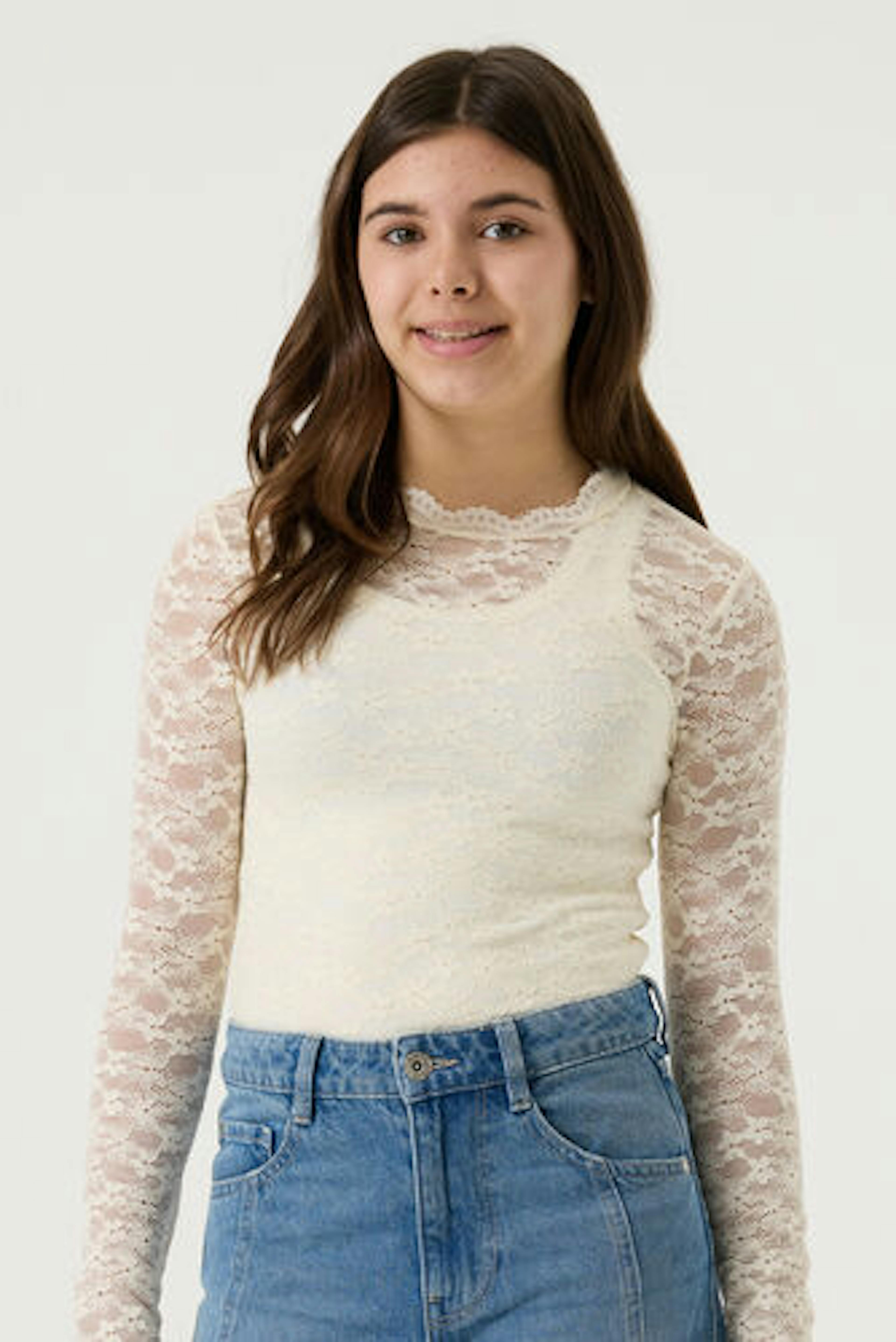 garcia longsleeve gebroken wit