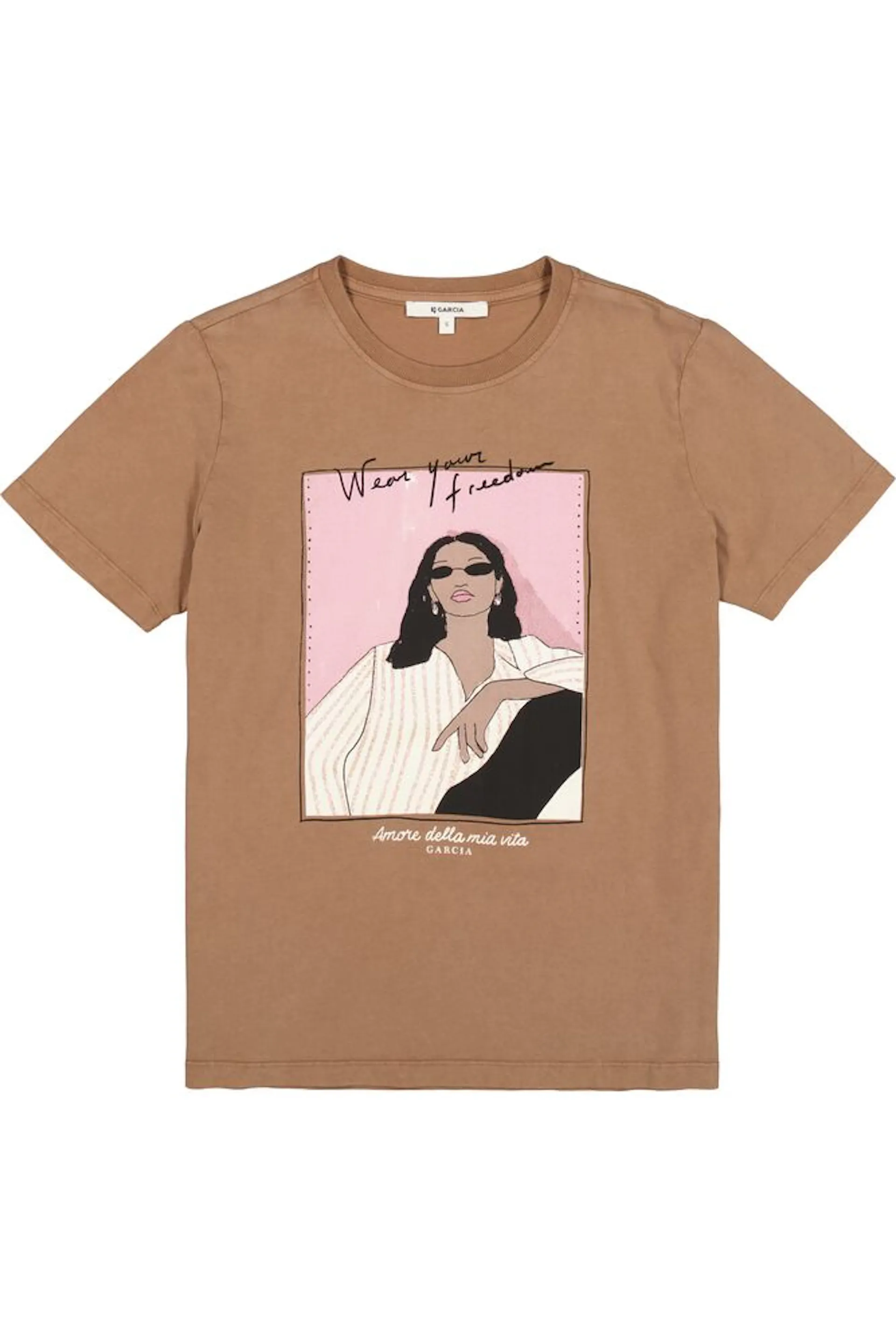 garcia t-shirt bruin