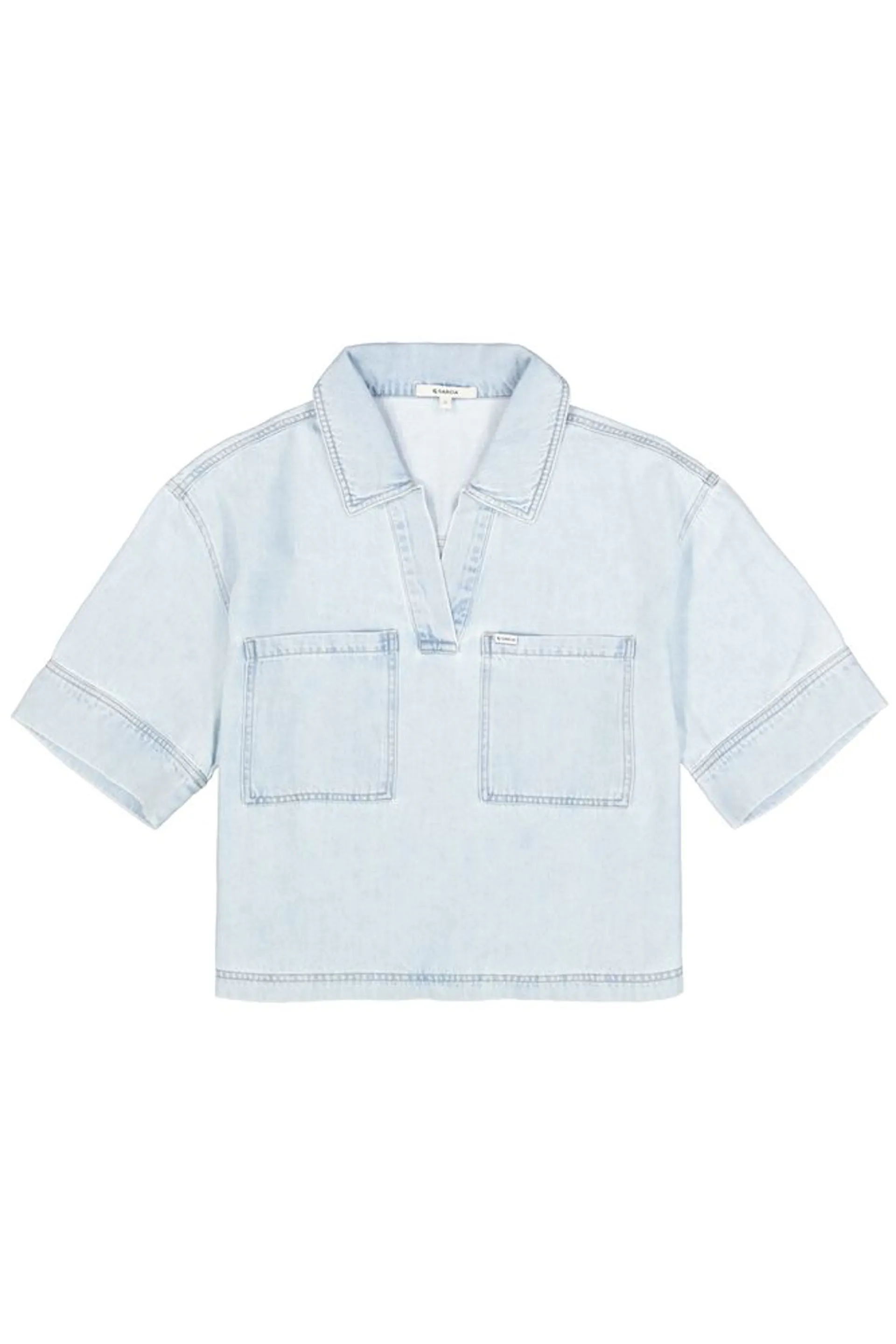 garcia denim blouse light used