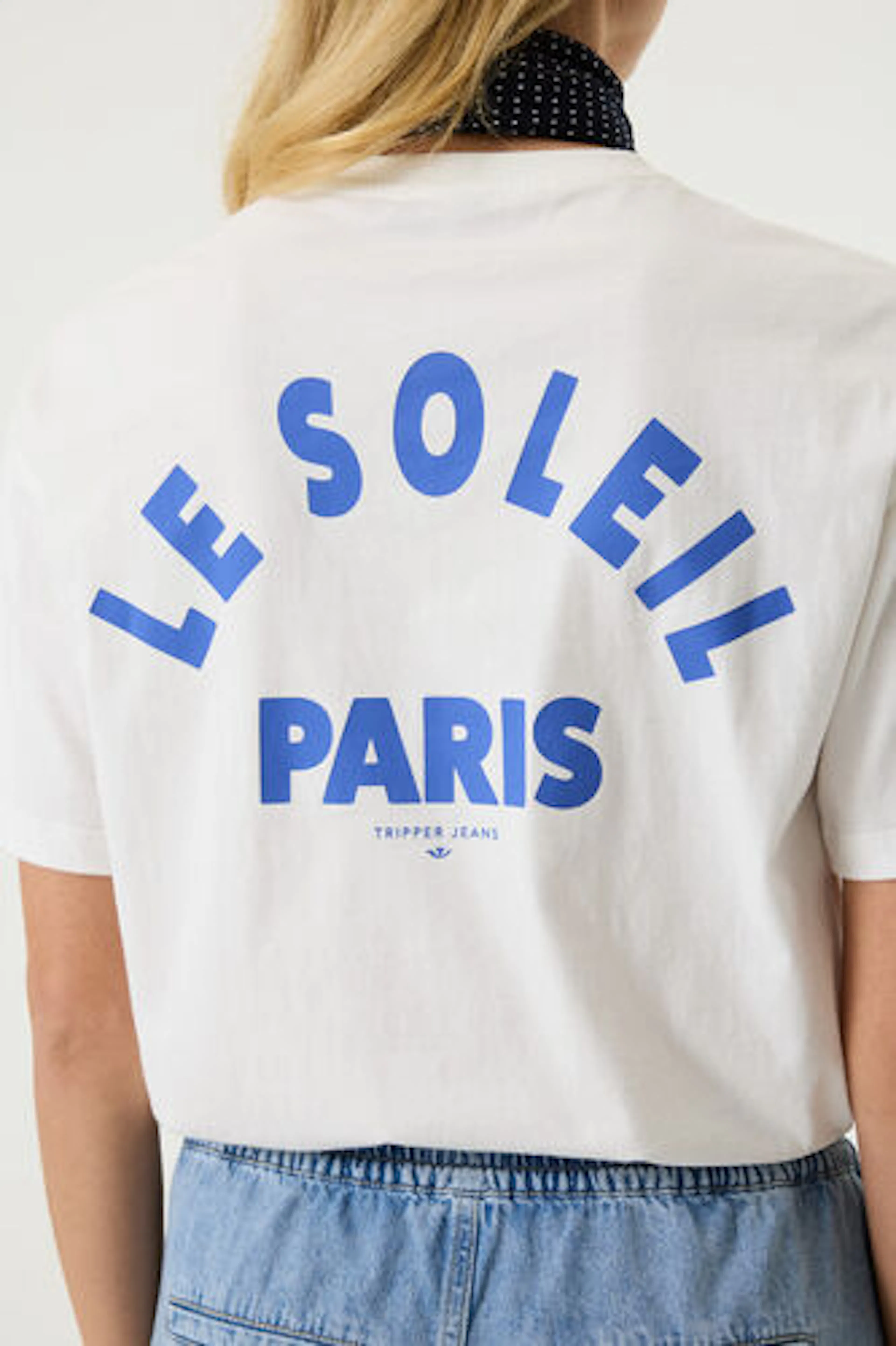 tripper t-shirt gebroken wit