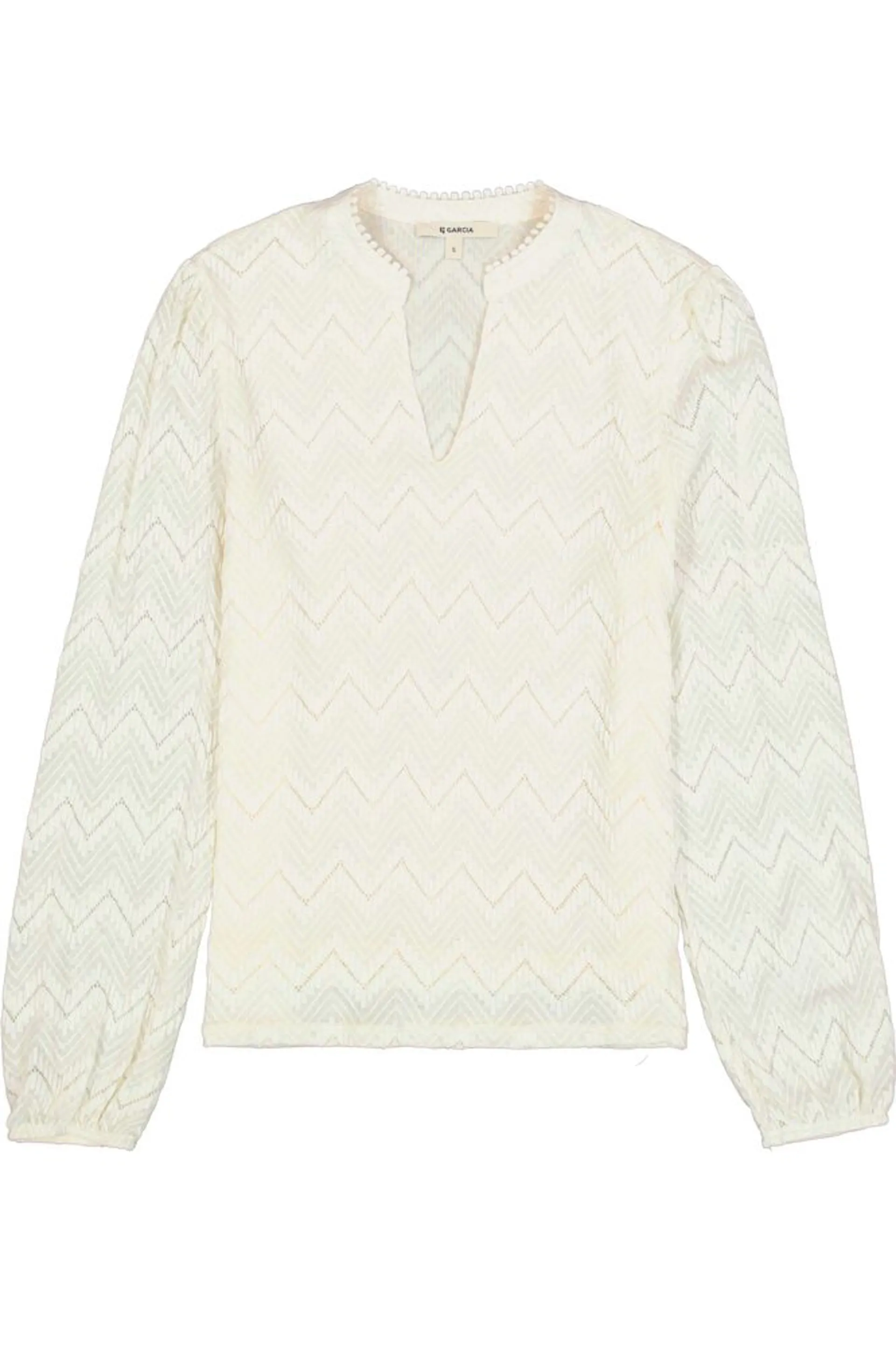 garcia blouse gebroken wit